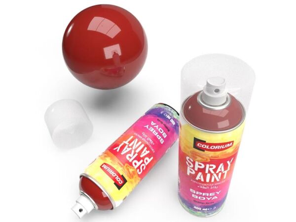 COLORIUM Akrilik Sprey Boya RAL 3002 Karmen Kırmızı