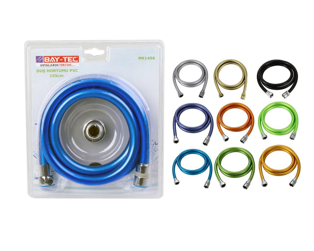 PVC Duş Hortumu 155 cm MK1456