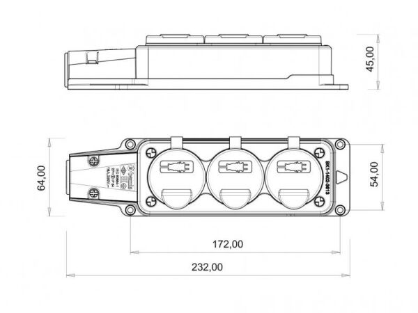 Üçlü Grup Priz BK1-1402-3613