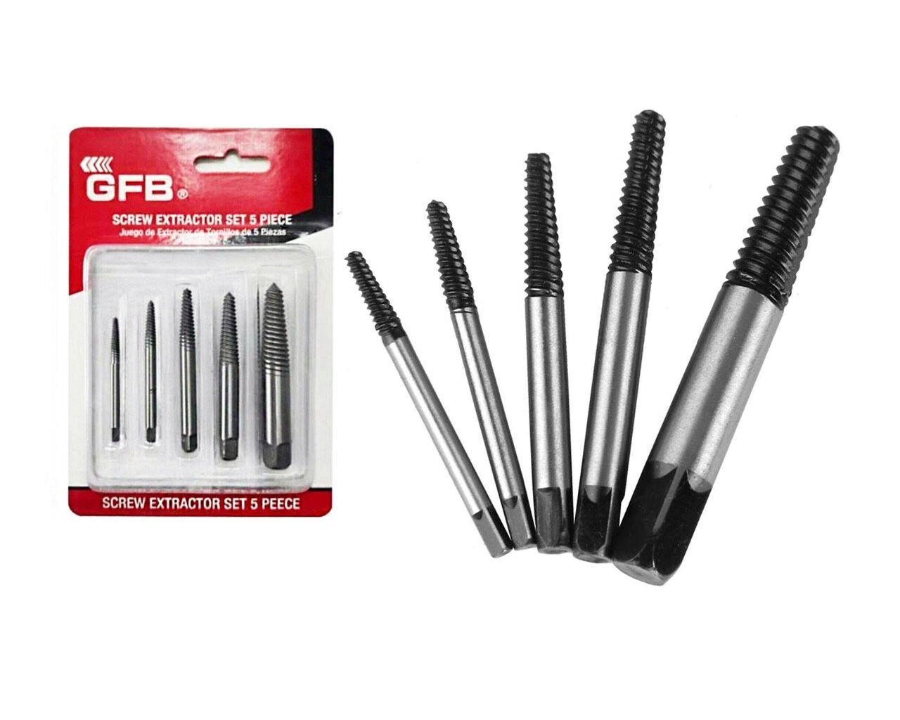 Ters Kılavuz Seti 5 Parça Hafif Hizmet GFB3950