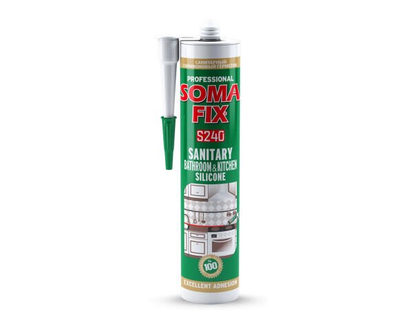 SOMAFIX S240 Banyo Mutfak Silikonu 280ml 320gr