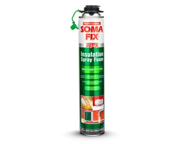SOMAFIX S940 Poliüretan Isı ve Ses Yalıtım Köpüğü Tabancalı 850ml 910gr