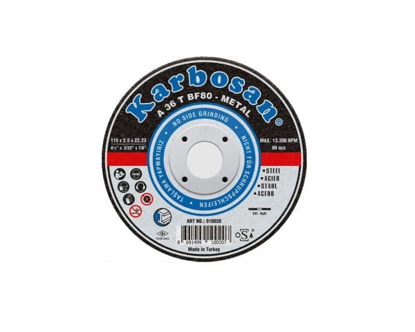 KARBOSAN 125x1.0x22 Metal İnce Kesme Diski