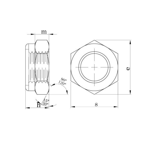 Fiberli Somun 9/16 DIN 985