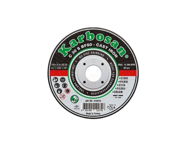 KARBOSAN 115x2.5x22 SC Döküm Kesme Taşı