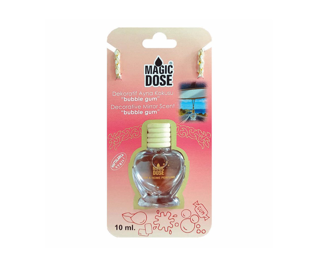 Autokit Magic Dose Dekoratif Ayna Kokusu Buble Gun 10ml