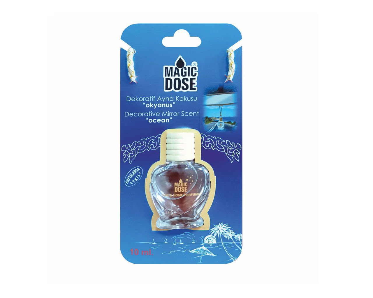 Autokit Magic Dose Dekoratif Ayna Kokusu Okyanus 10ml
