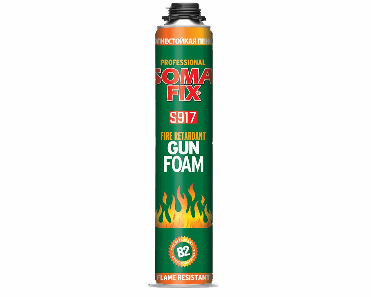 SOMAFİX S917 Yangına Dayanıklı Tabancalı Poliüretan Köpük 750ml 90gr