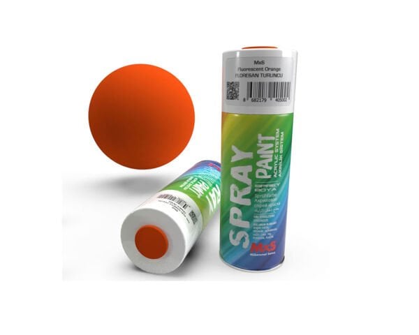 MXS Akrilik Sprey Boya Floresan Kavuniçi  400ml