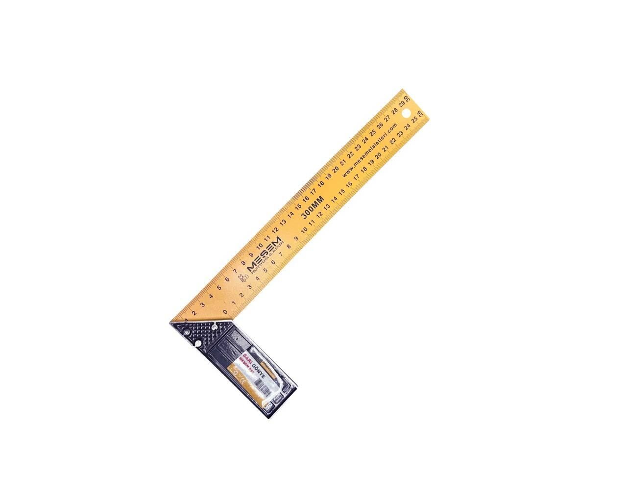 300 mm Sarı Marangoz Gönye MES555
