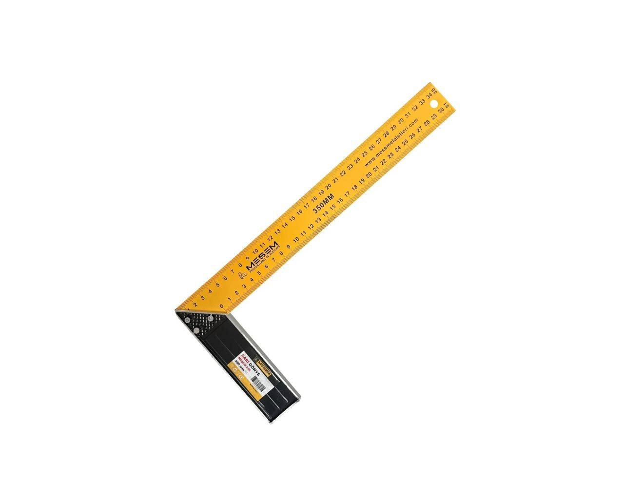 350 mm Sarı Marangoz Gönye MES556