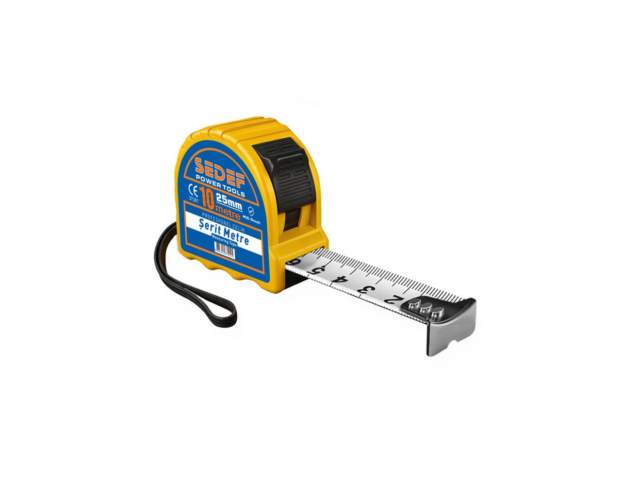 SEDEF Profesyonel Çelik Şerit Metre 10mt x 25mm 37204