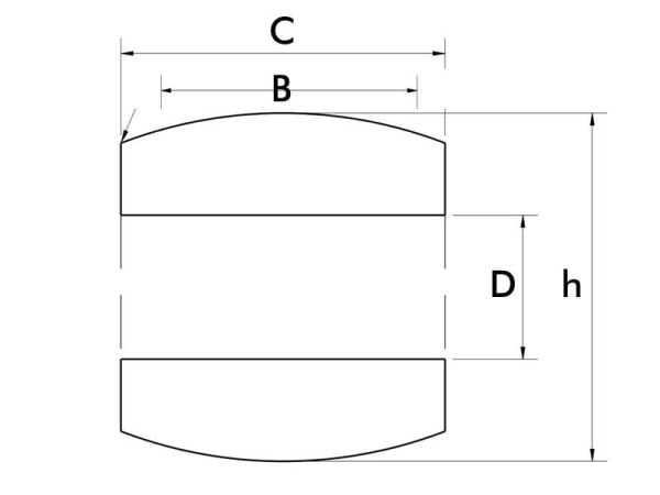 Fıçı Tip Kaplin 17x27x33 mm