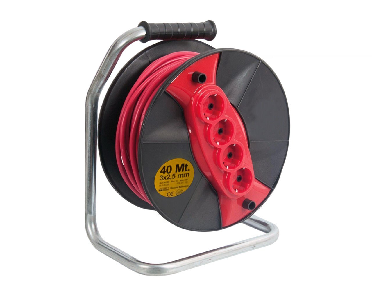 50 mt 3x1.5mm Makaralı Seyyar Ara Kablo 72006