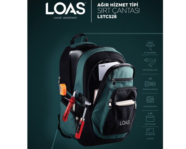 LSTCS28 LOAS Ağır Tipi Sırt Çantası
