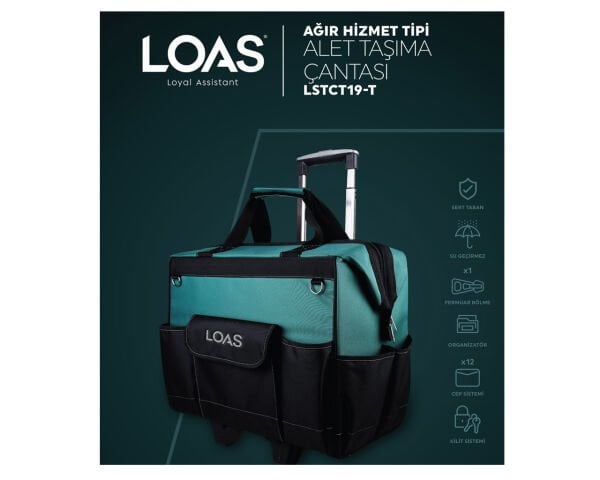 LSTCT19-T LOAS Ağır Hizmet Tekerlekli Taşıma Çantası