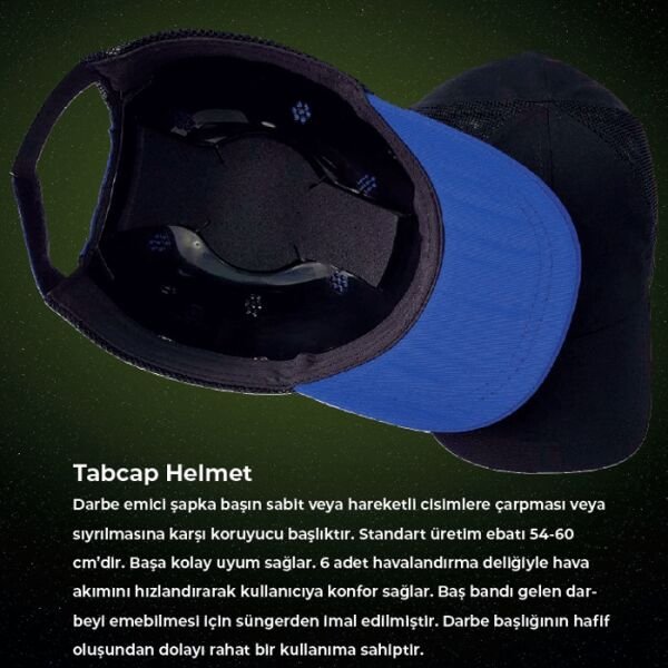 BAYMAX TABCAP Kışlık Helmet Yeşil Şapka Baret BX-6010